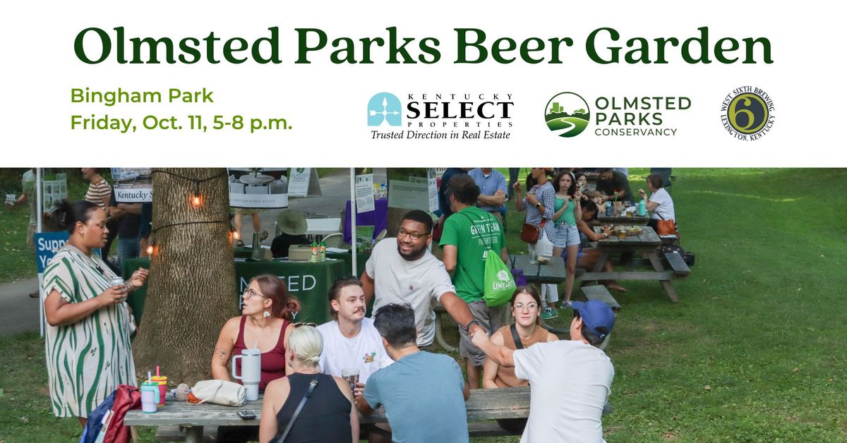 Olmsted Parks Beer Garden: Bingham Park