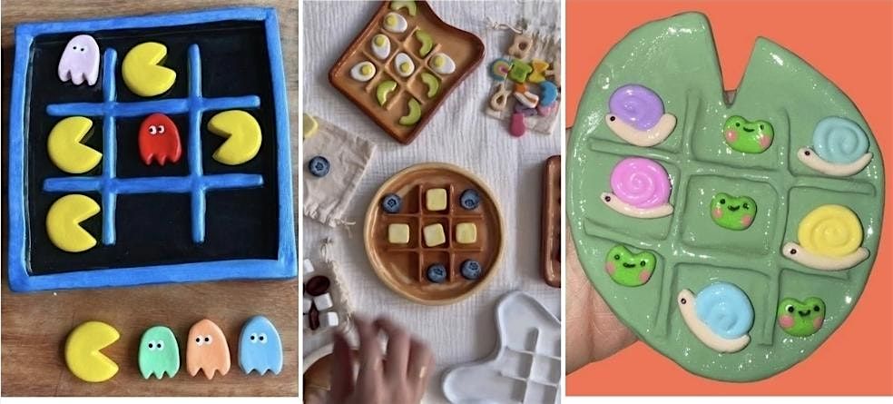 (Aged 11-18) Home Ed Creative Session - Afternoon - Clay tic tac toe sets