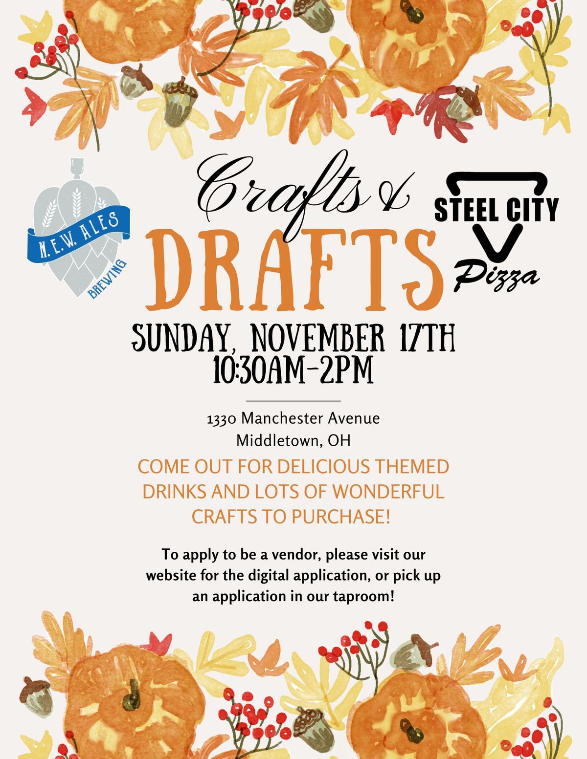 Fall Crafts and Drafts Fest at NEW Ales