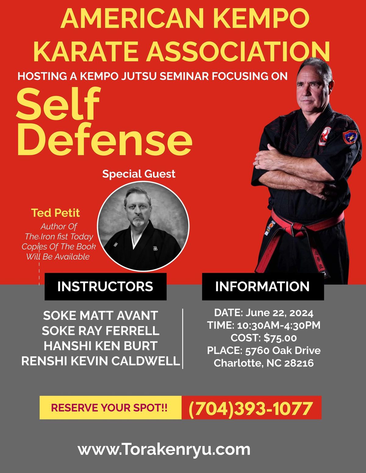 Kempo Jutsu Seminar Focusing On Self Defense 