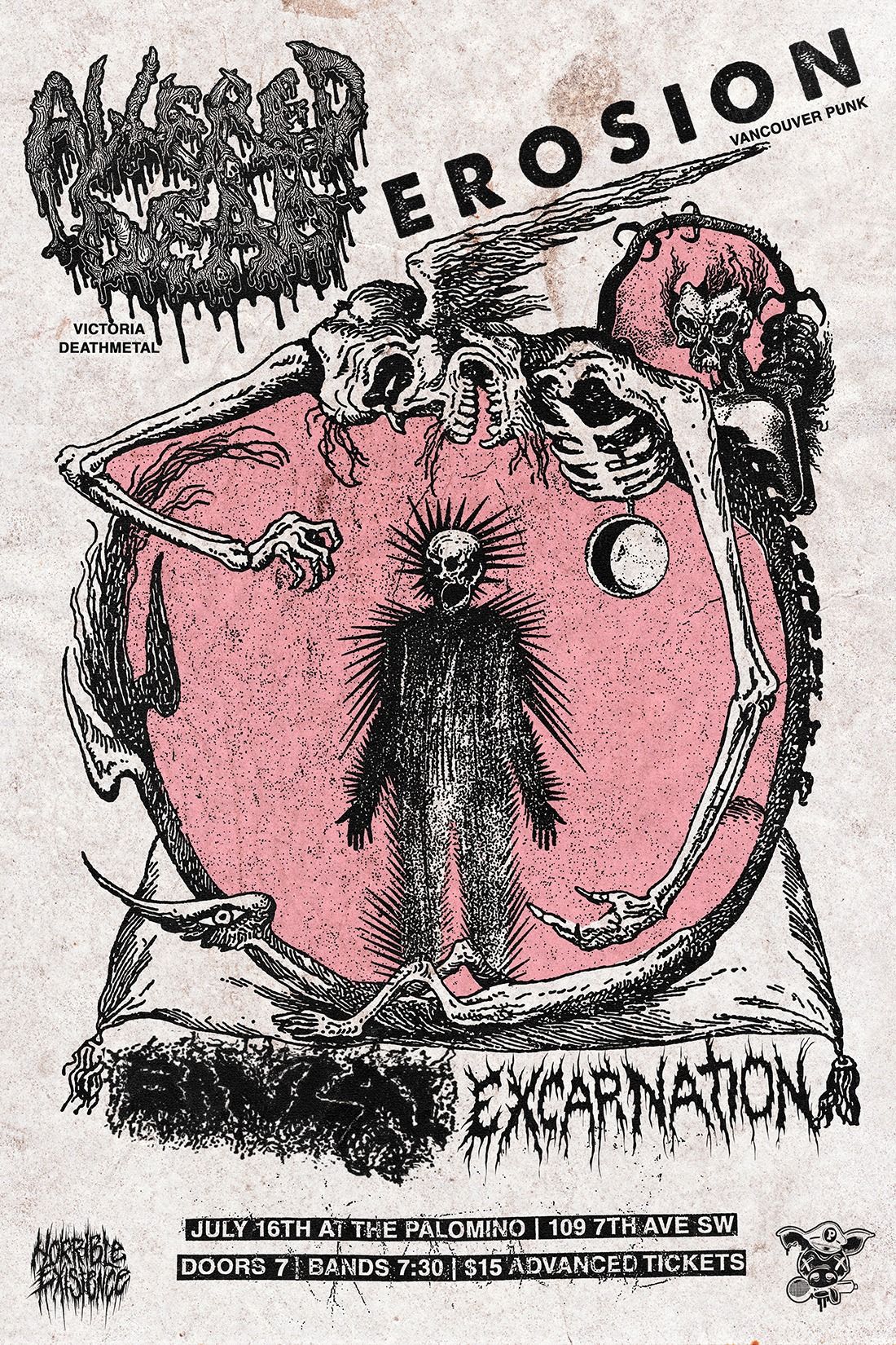 Erosion, Altered Dead, Banzai and Excarnation