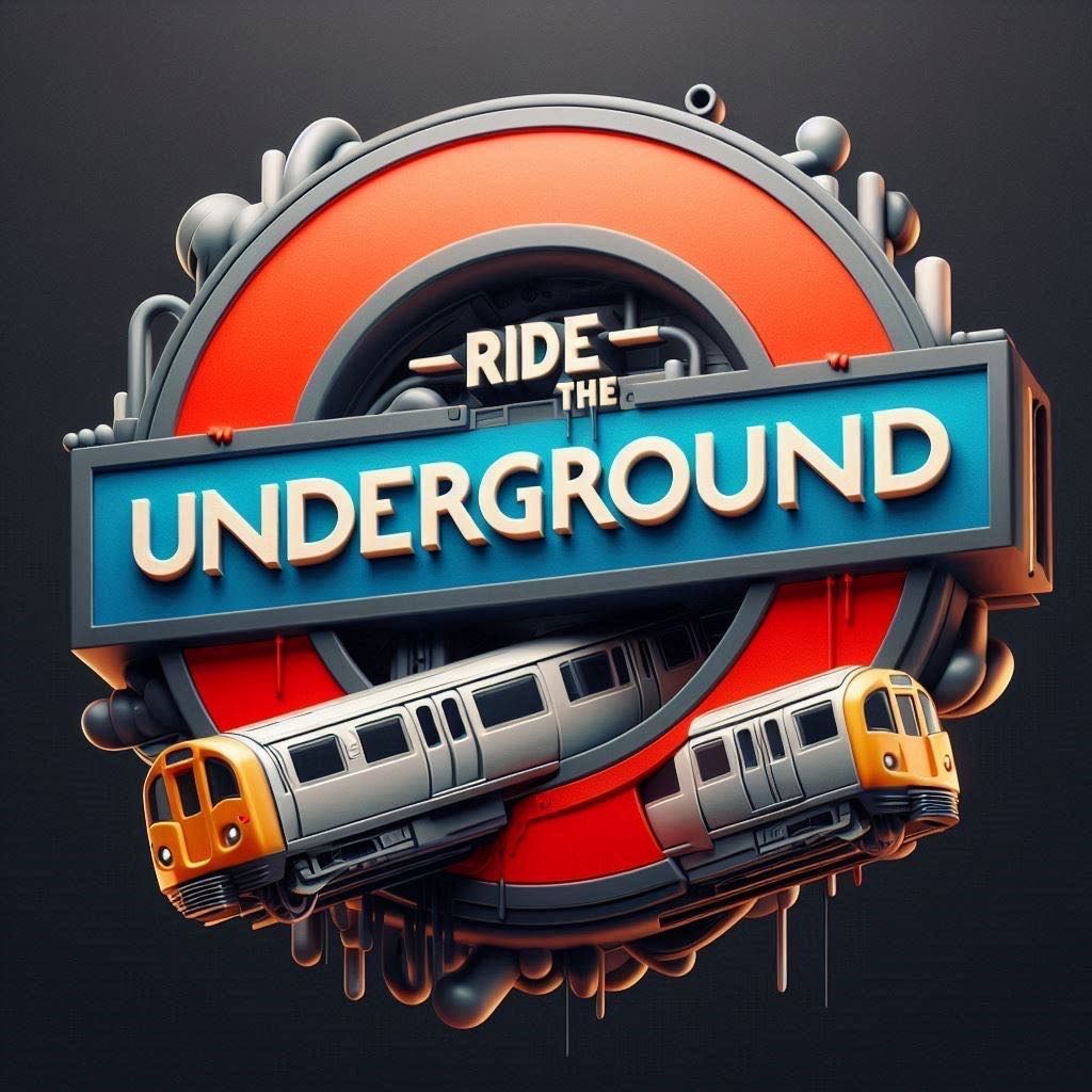 "RIDE THE UNDERGROUND "  \ud83d\ude87 "THE SECOND PROTOCOL "