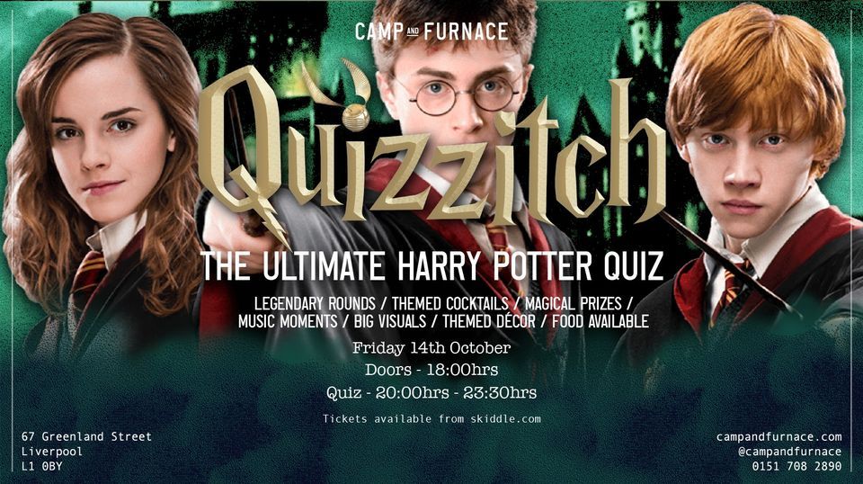 Quizzitch - Harry Potter Quiz - Liverpool