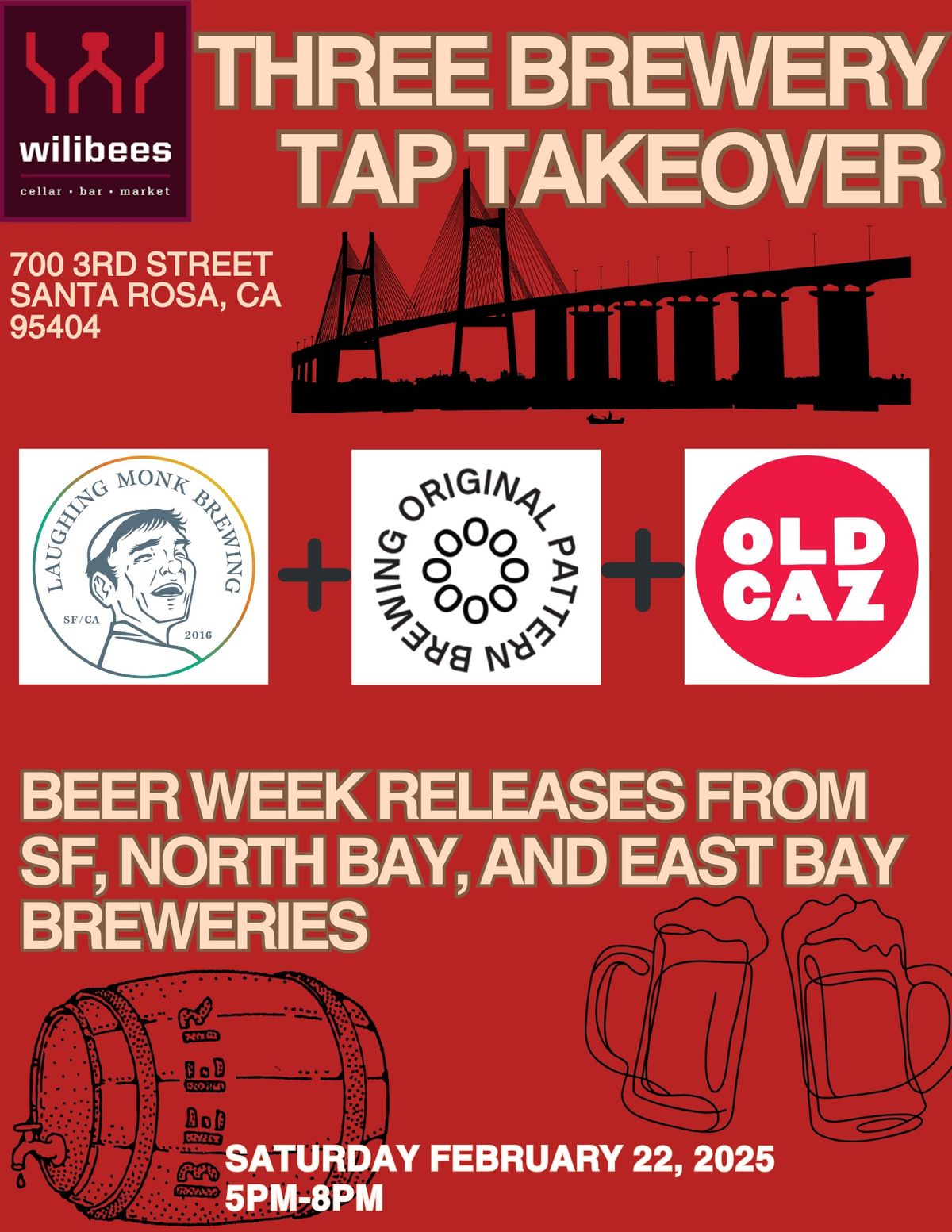 Three Brewery Tap Takeover