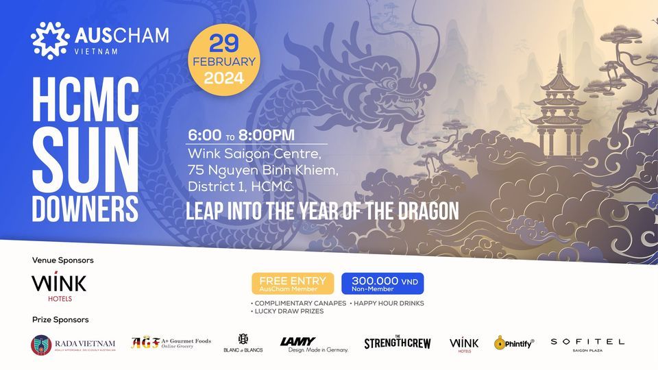 HCMC Sundowners February 2024 - Leap into the Year of the Dragon