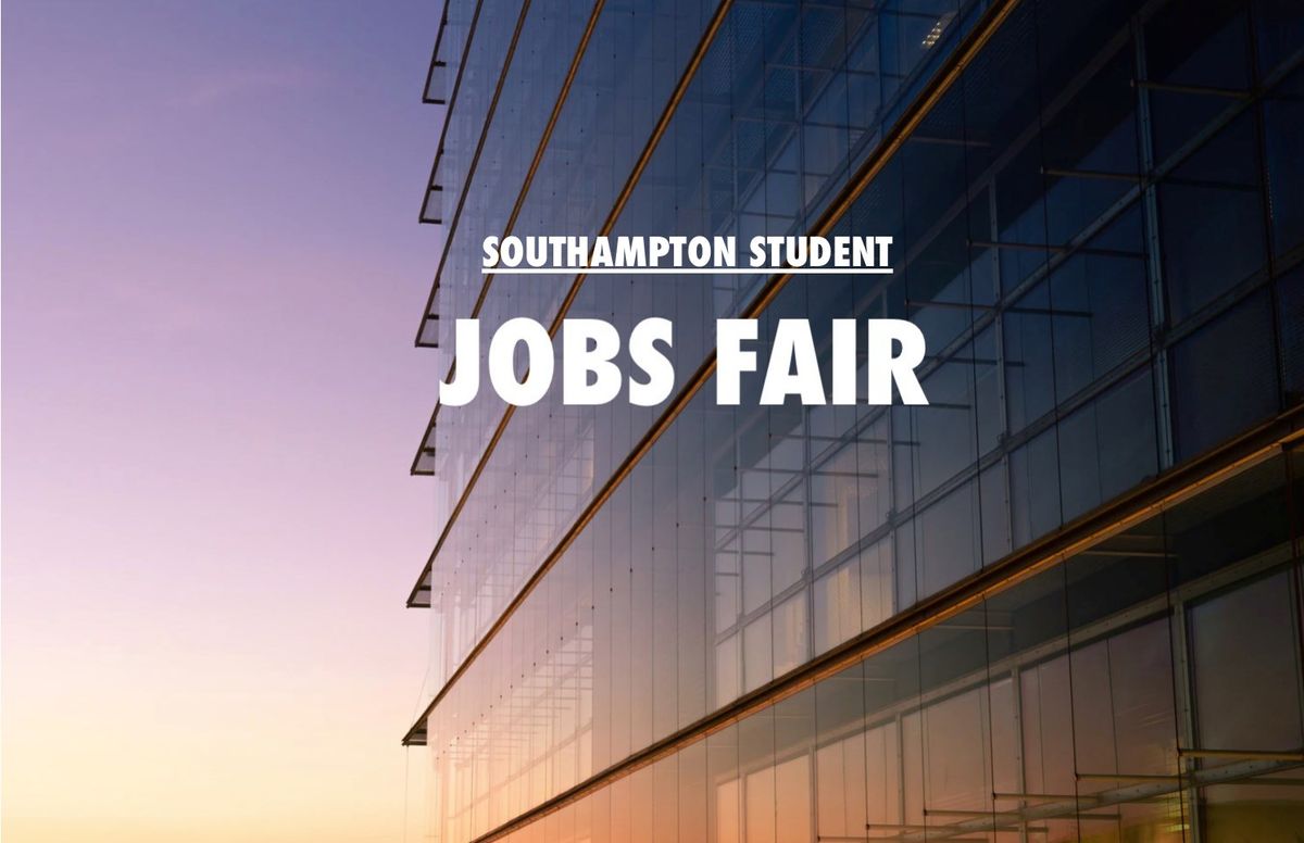 Southampton Student Jobs Fair