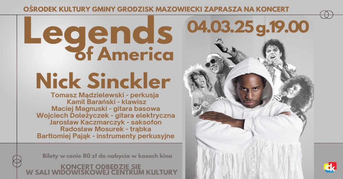 Koncert  "Legends of America"