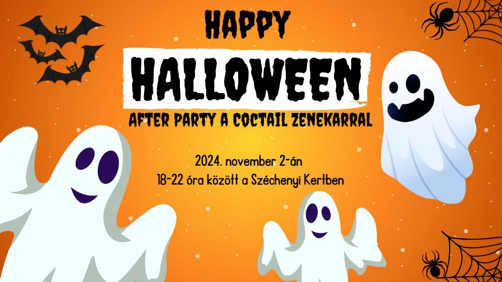 Happy Halloween After Party a Coctail Zenekarral