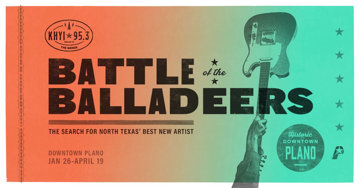 KHYI\u2019s Battle of the Balladeers in Downtown Plano