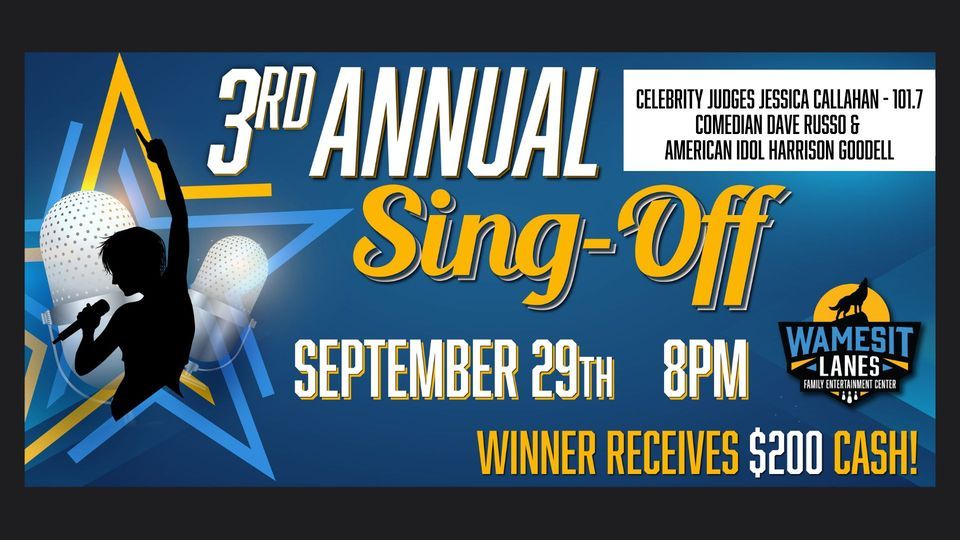 3rd Annual Sing Off at Wamesit Lanes