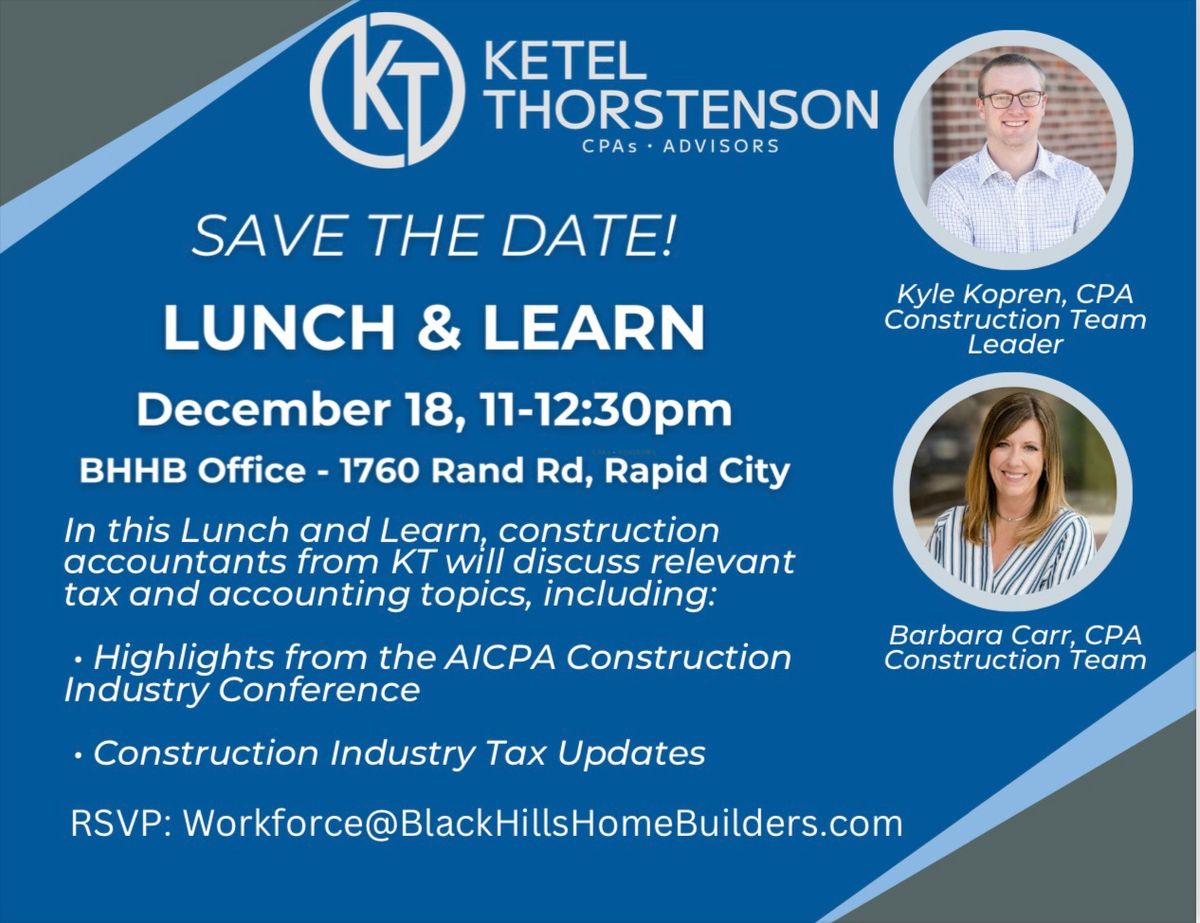 Lunch & Learn: Construction Accounting \ud83e\uddfe 