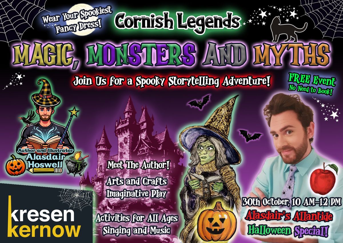 Magic, Monsters and Myths with Alasdair Hoswell \u2013 October half-term at KK