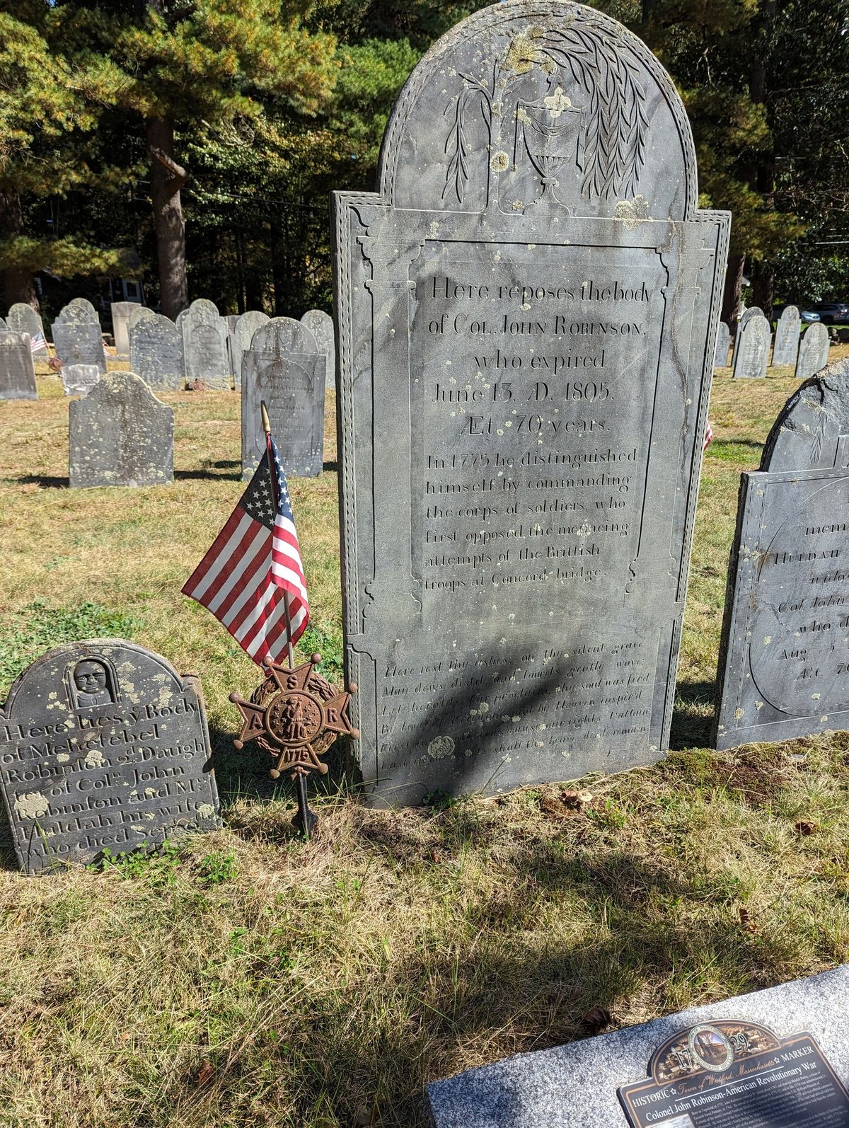 Westford REV 250: Join Bob Oliphant for a revolutionary walking tour of Westlawn Cemetery