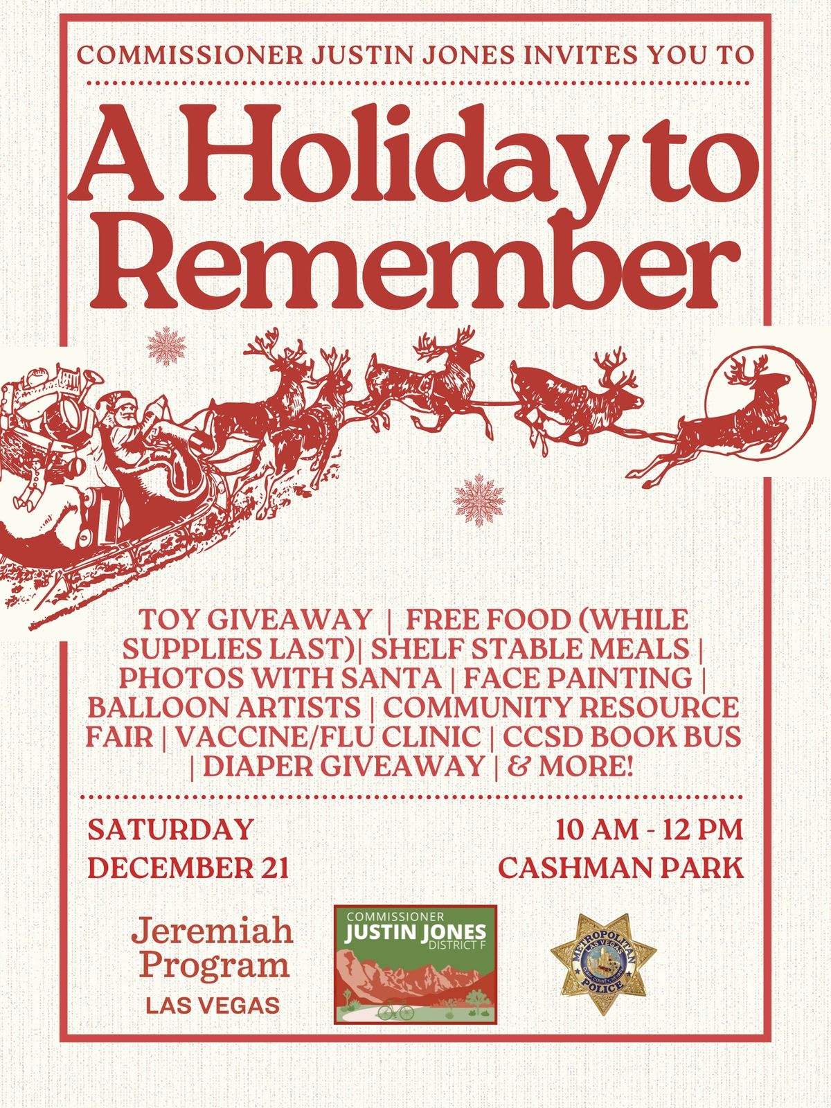 A Holiday to Remember | Toy Giveaway, Photos With Santa, Free Diapers, Vaccine\/Flu Clinic, & More!