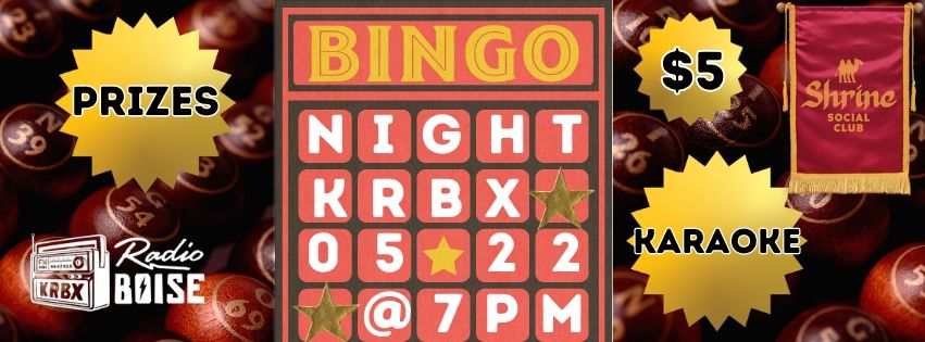 Bingo and Karaoke Night - A KRBX Fundraiser