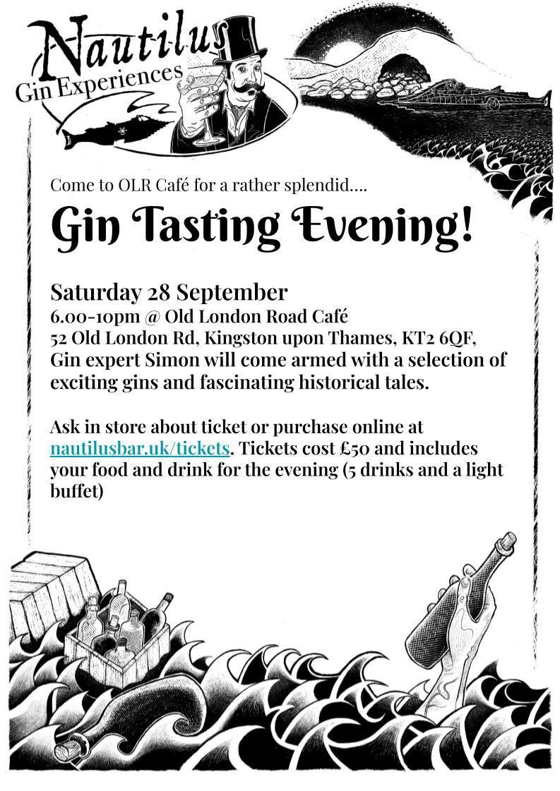 Gin Tasting Evening with Nautilus Gin 