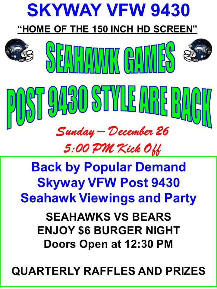 Seahawk Viewing