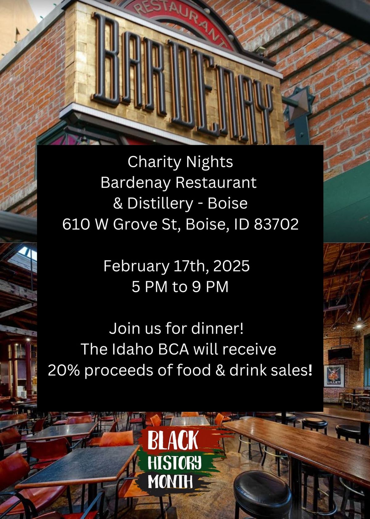 Boise Bardenay Charitys Night