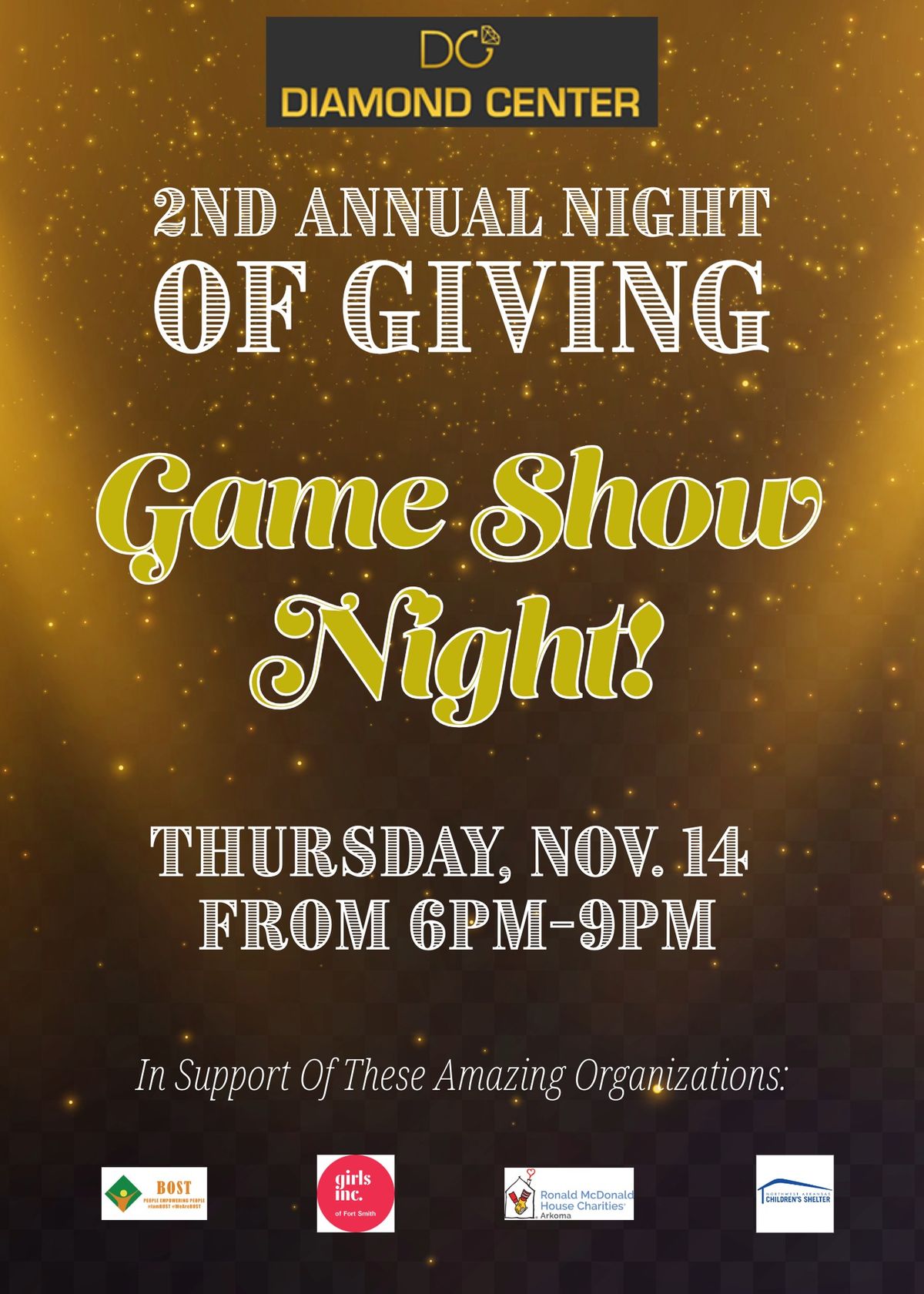 Diamond Center's 2nd Annual Night of Giving!