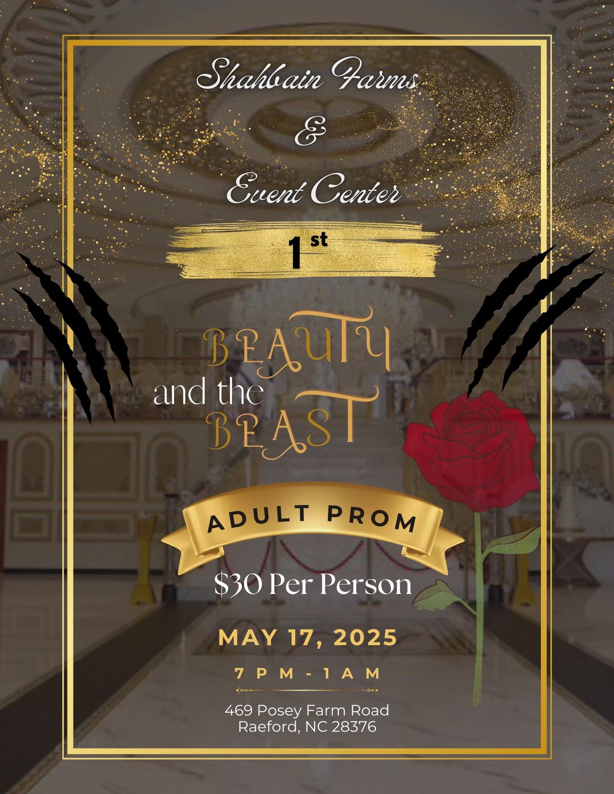 Beauty and the Beast - Adult Prom 