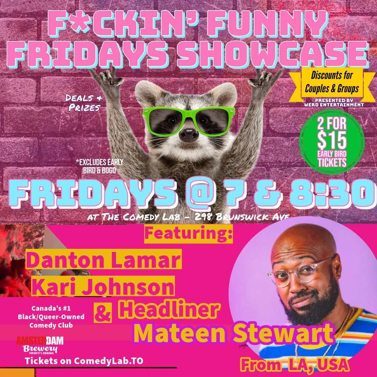 Mateen Stewart at Punch Line Houston