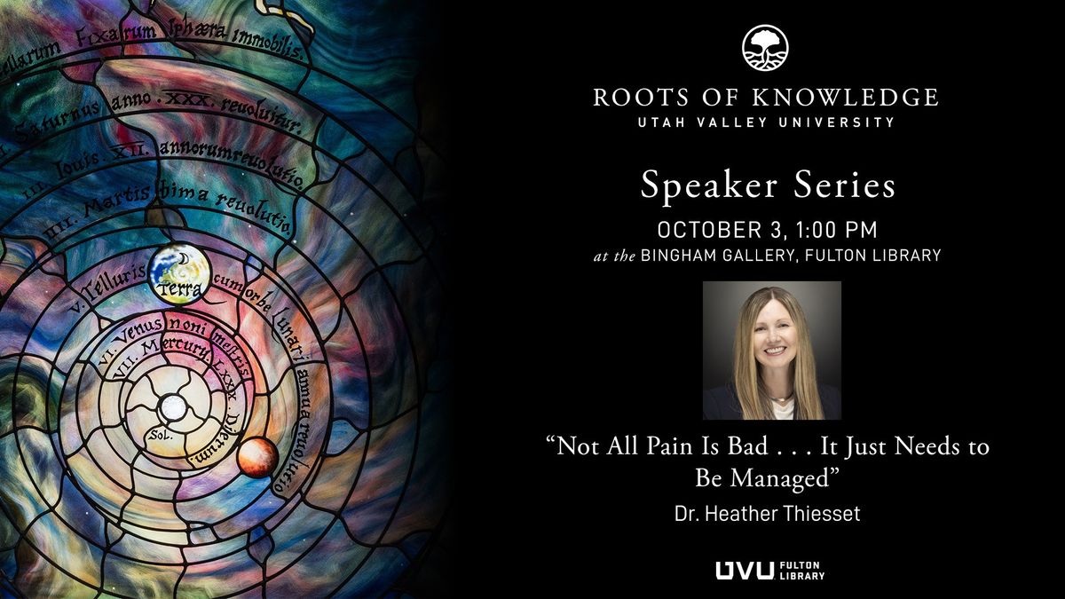 Speaker Series: Dr. Heather Thiesset