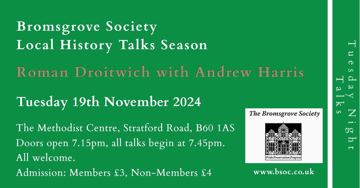 Local History Talk: Roman Droitwich with Andrew Harris