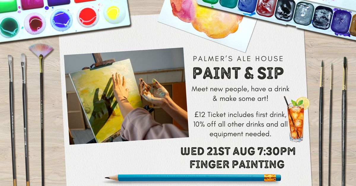 Paint & Sip - Finger Painting