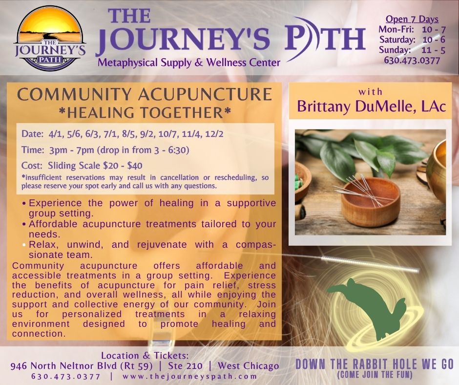 Community Acupuncture with Brittany DuMelle