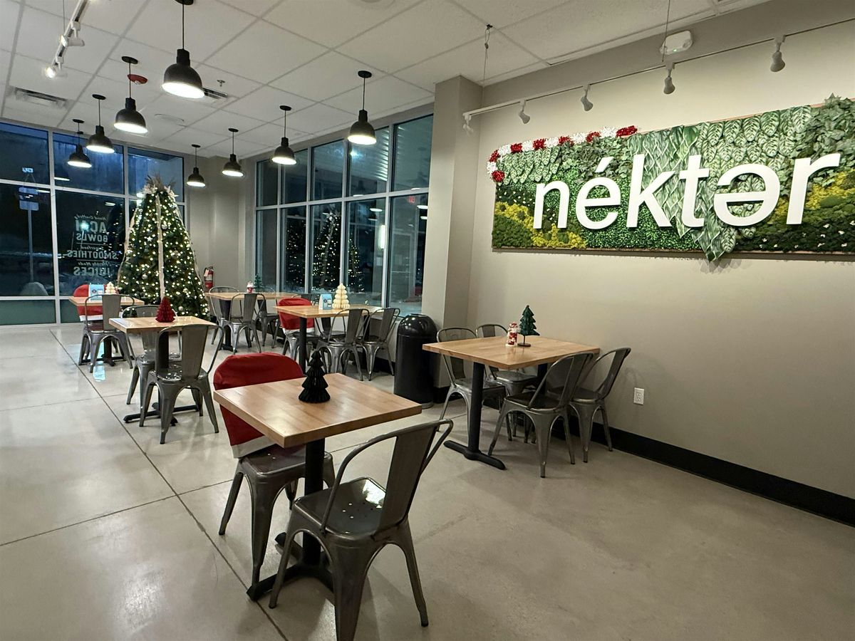 Build Your Own Ginger Bread House at Nekter Juice Bar!