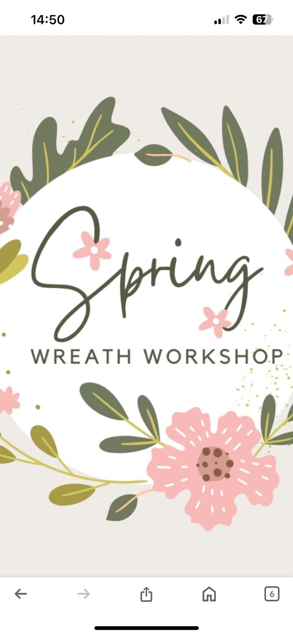 Spring Wreath Workshop 