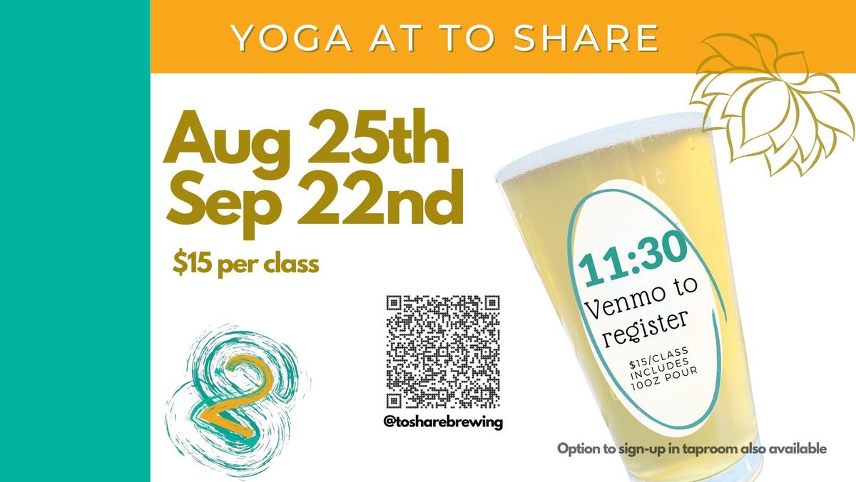 Taproom Yoga