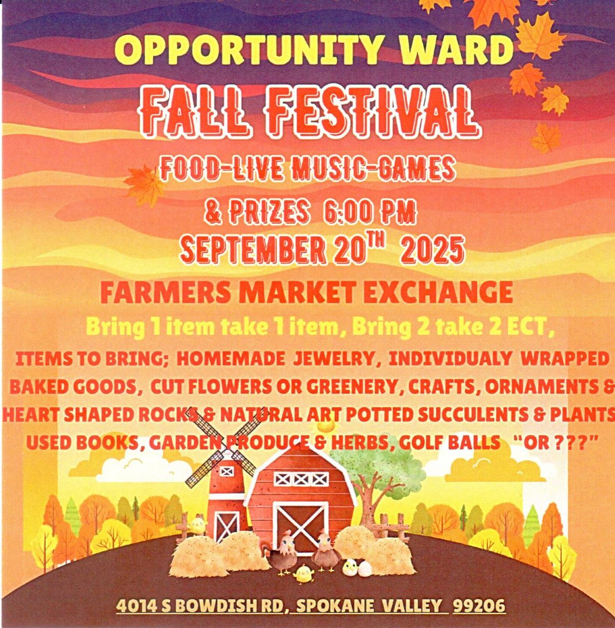 Opportunity Fall Festival