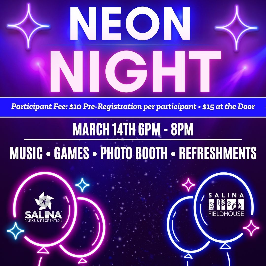 Neon Night: A Fun-Filled evening for Adults & Kids!