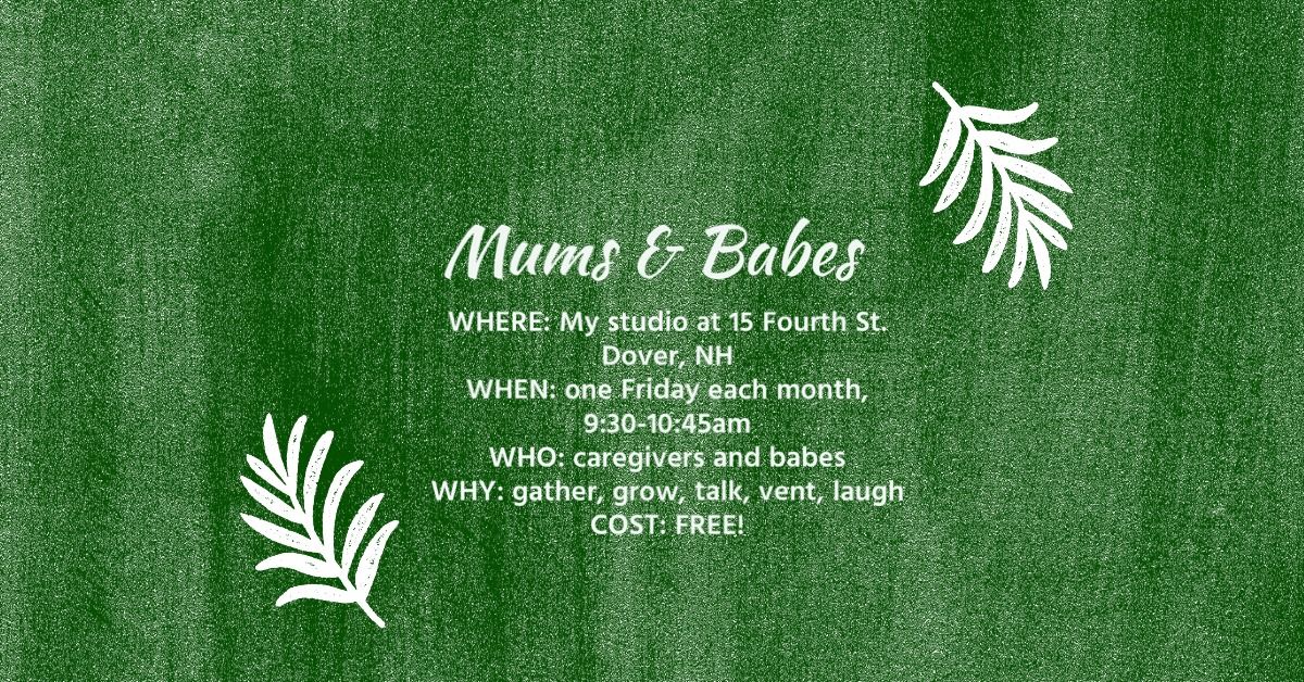 Mums & Babes: a gathering place for caregivers and babies