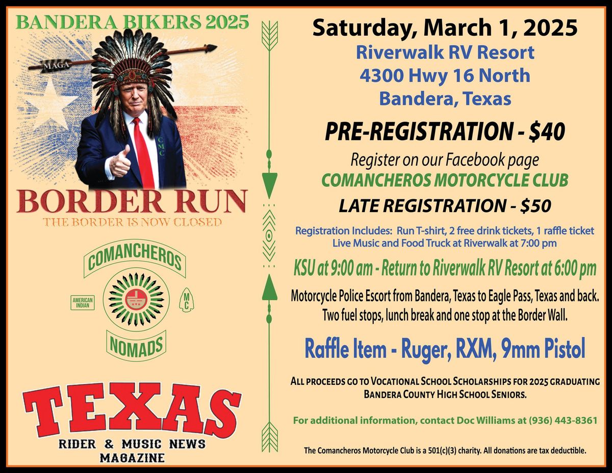 Bandera Bikers 2025 Border Run