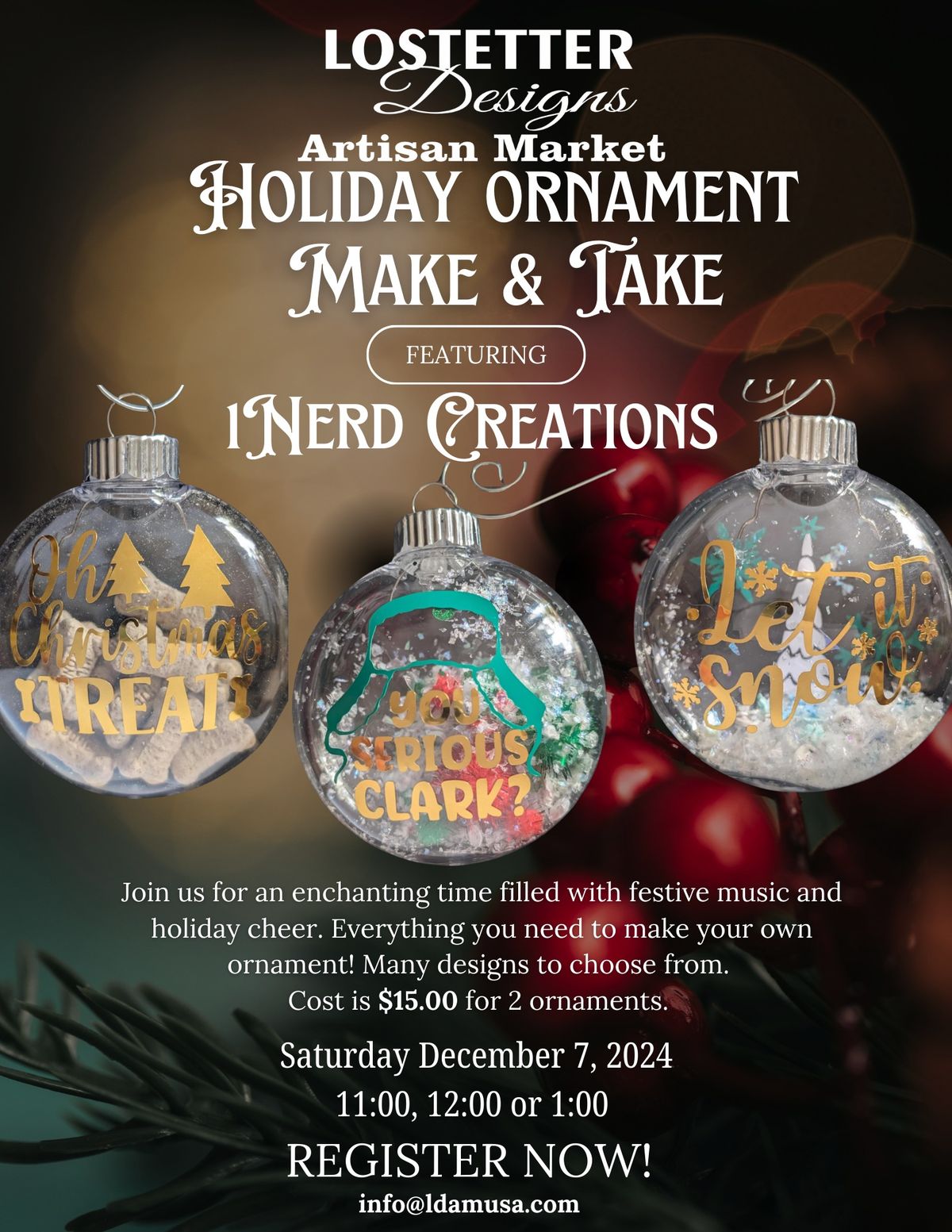 Holiday Ornament Make & Take 