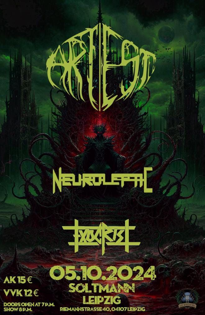 Thrashflegel: NEUROLEPTIC, ART EST, EXOCRIST