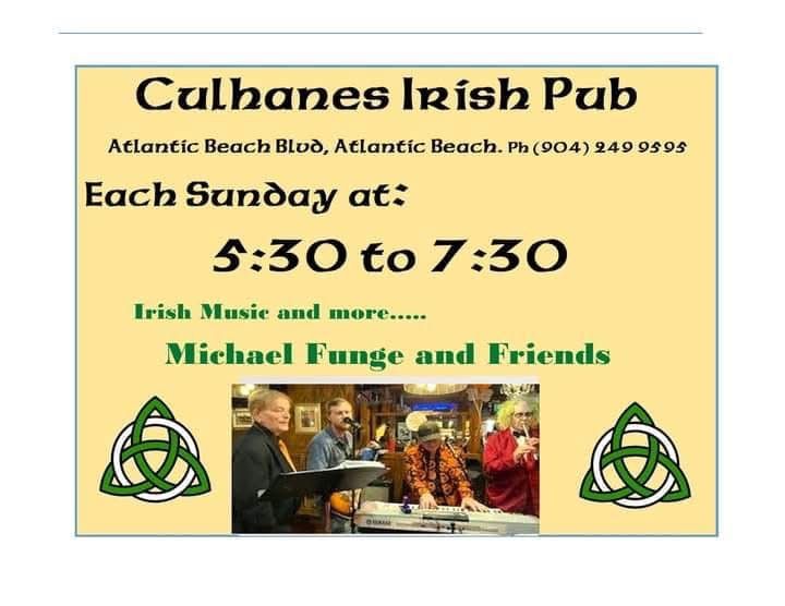 Irish Music Every Sunday with Michael Funge & Friends 