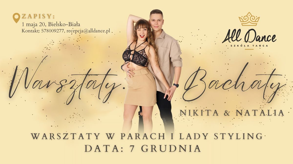 NIKITA & NATALIA - WARSZTATY BACHATY W ALLDANCE BIELSKO-BIA\u0141A