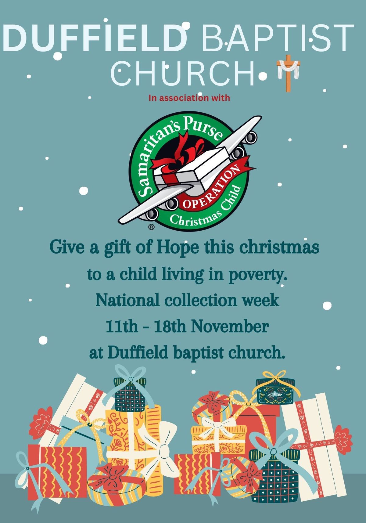 Operation Christmas Child - Collection week