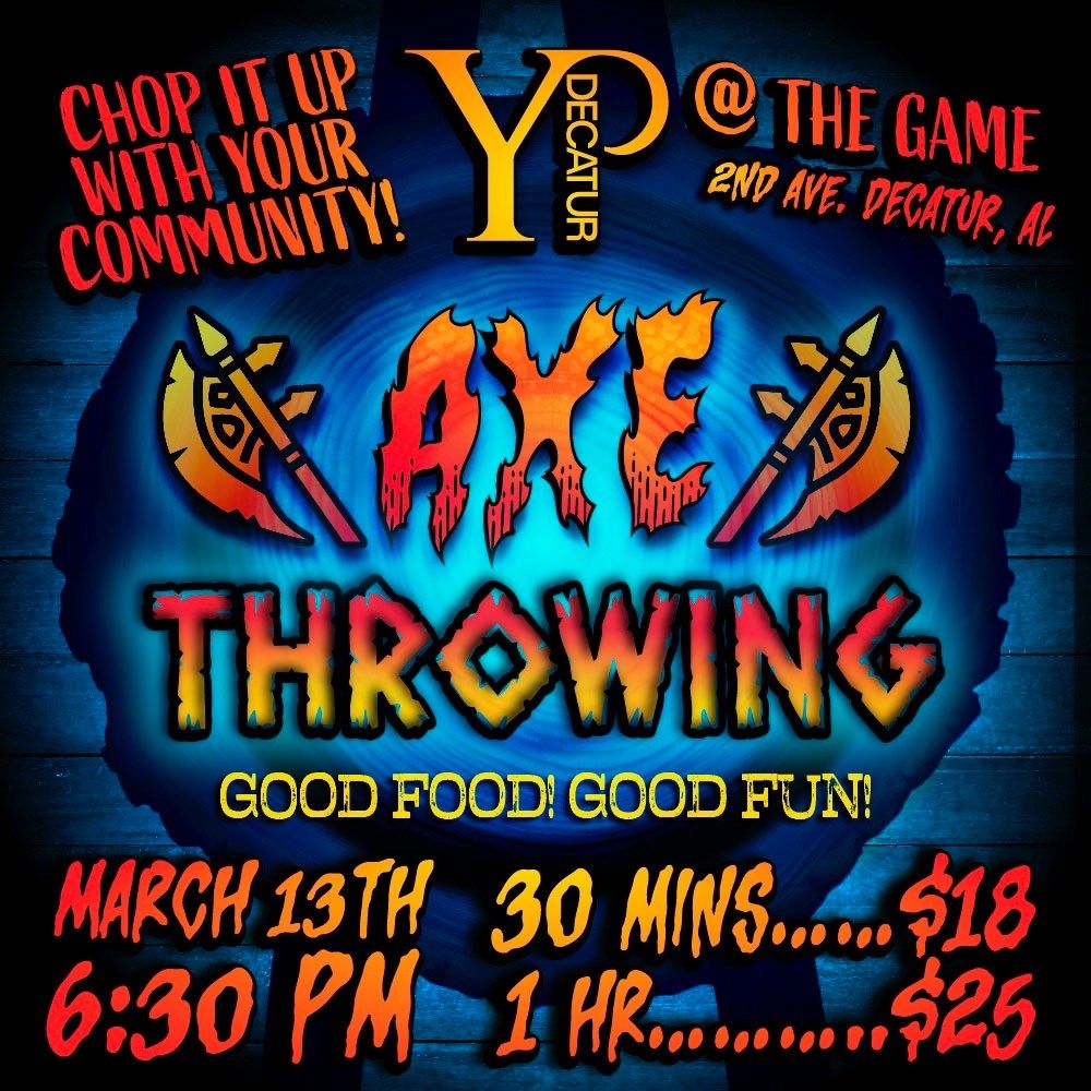 Axe Throwing with YP Decatur