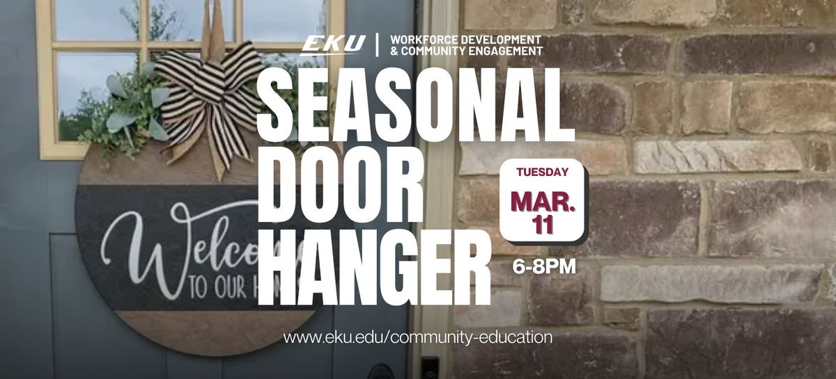 EKU - Seasonal Door Hanger