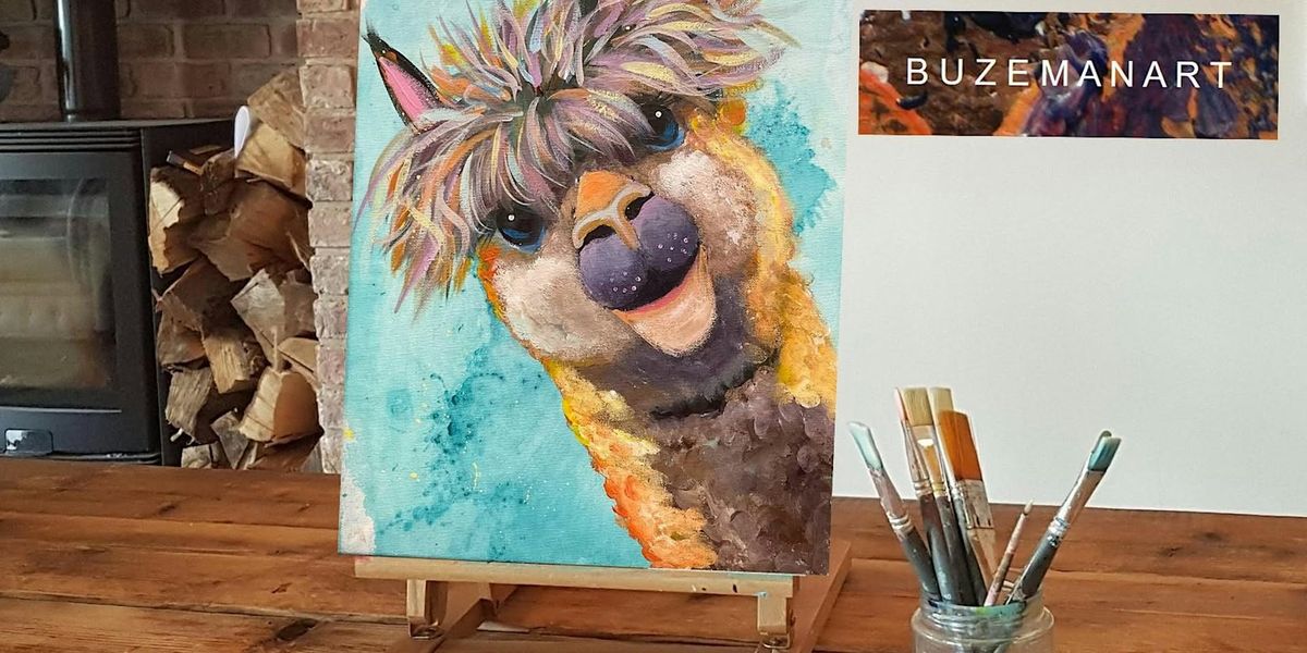 Painting workshop \u2018Alpaca\u2019 @The Painting Pot, Selby -all abilities