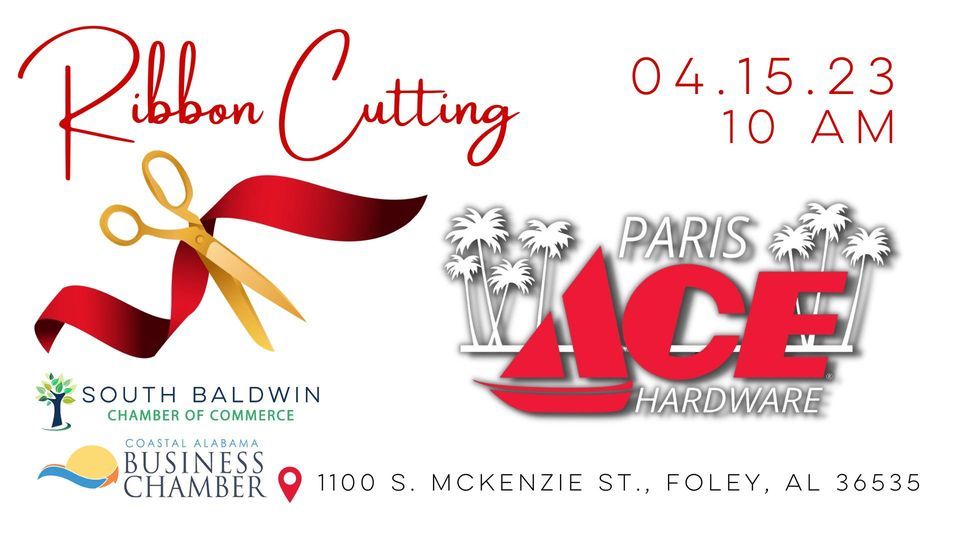 Dual Ribbon Cutting - Paris Ace Hardware Foley