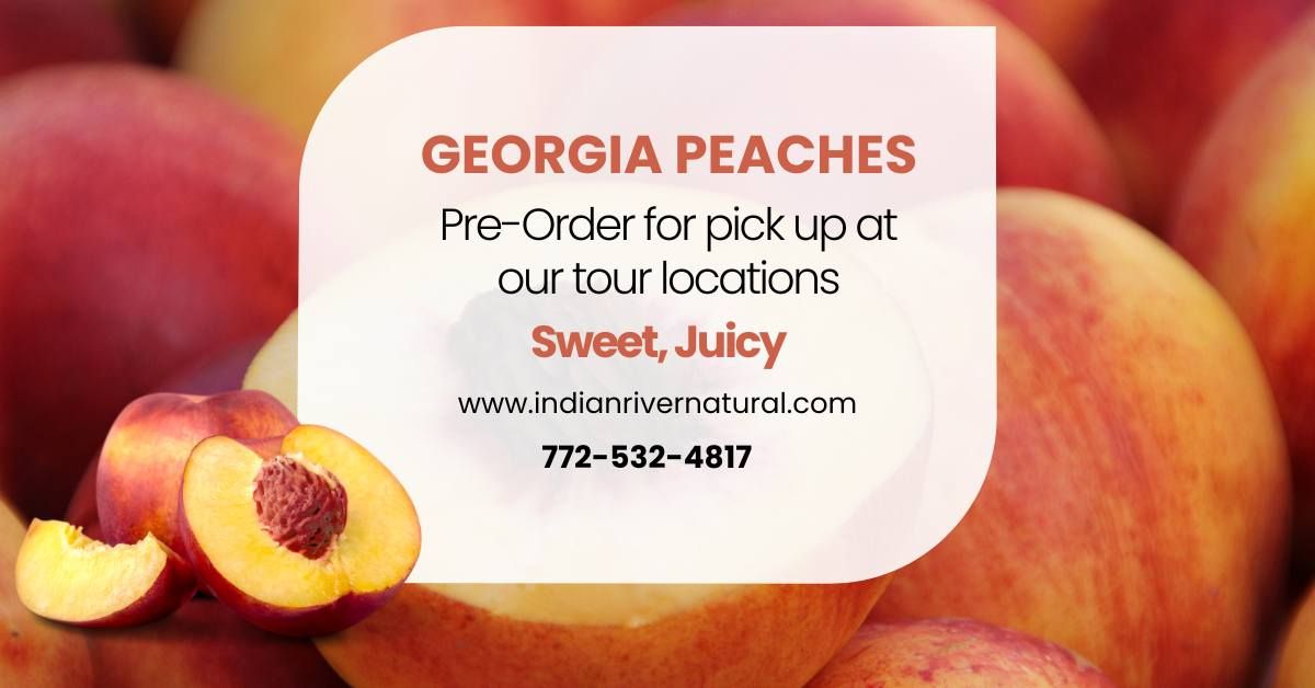 Fresh Georgia Peaches Sales Event - Ormond Beach, FL