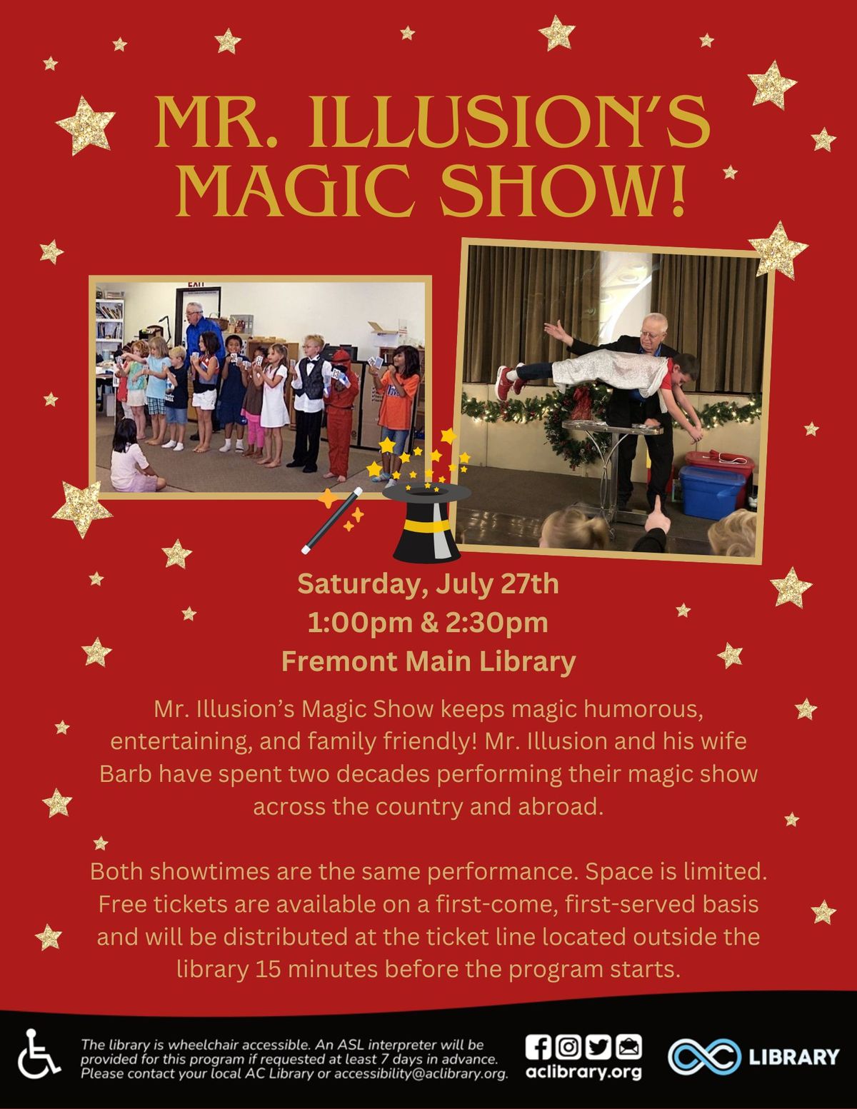 Mr. Illusion's Magic Show @ Fremont Main Library