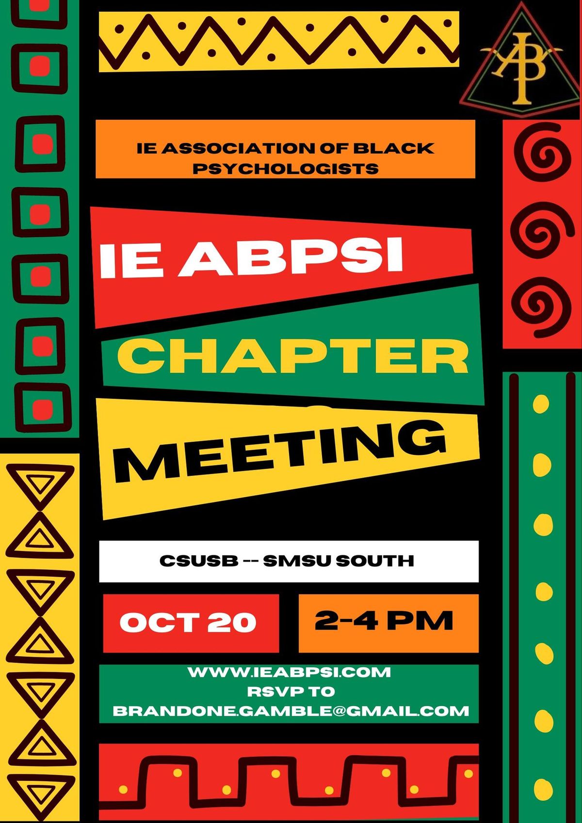 IE AB Psi Chapter Meeting