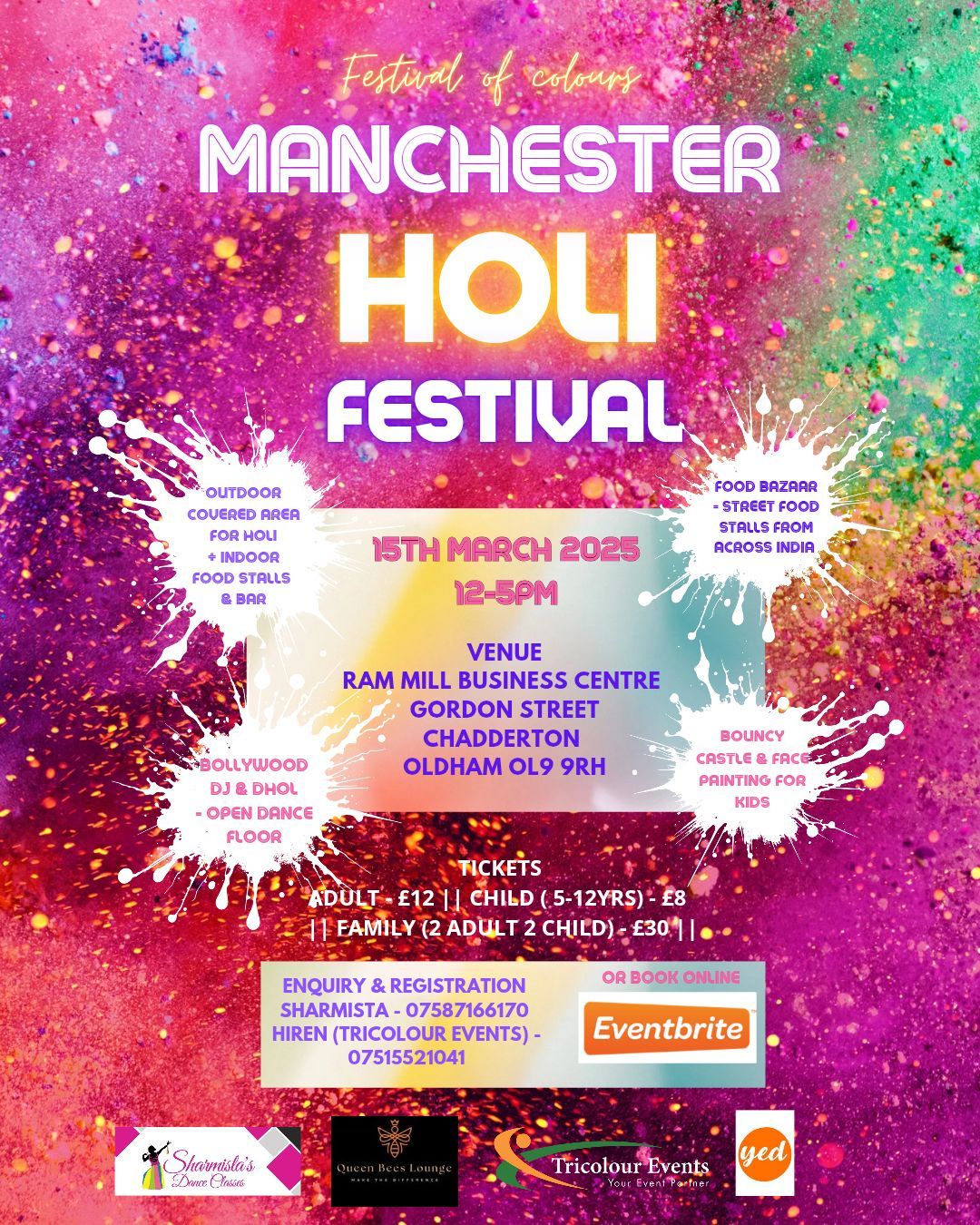 Manchester Holi Festival 2025 FAMILY EVENT