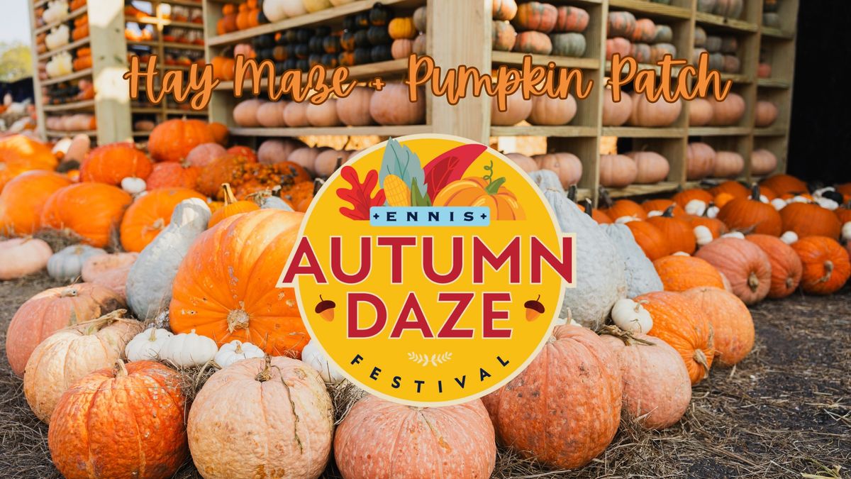 Downtown Ennis Hay Maze & Pumpkin Patch 2024